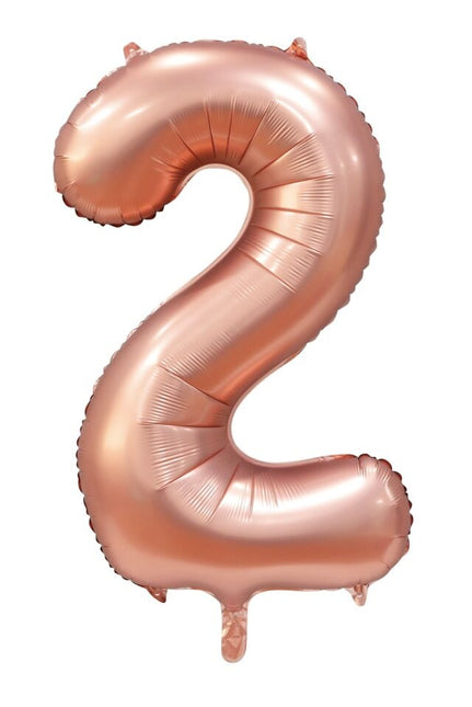 Rose Gold Figur Ballon 2 Jahre Glanz 86cm