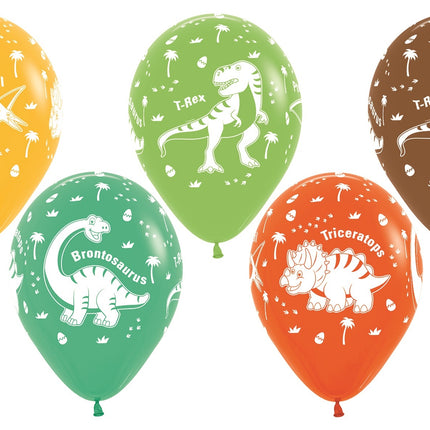 Ballons Dinosaurier Mix 30cm 25Stk