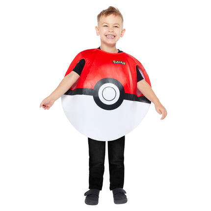 Kinderkostüm Pokemon Pokeball Wappenrock