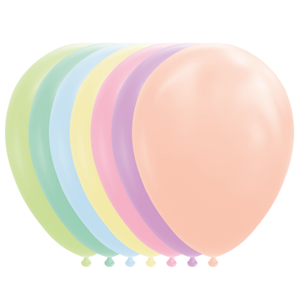 Bunte Luftballons Pastell Macaron 30cm 100 Stk.