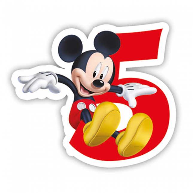 Mickey Mouse Kerze 5 Jahre