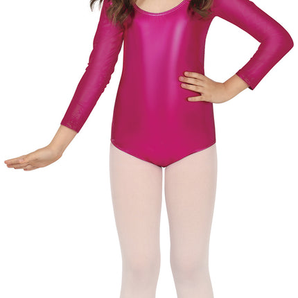 Leggingsuit Fuchsia Girl Metallic