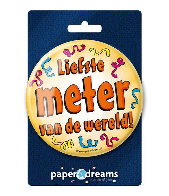 Button Liebster Meter der Welt 10,2cm