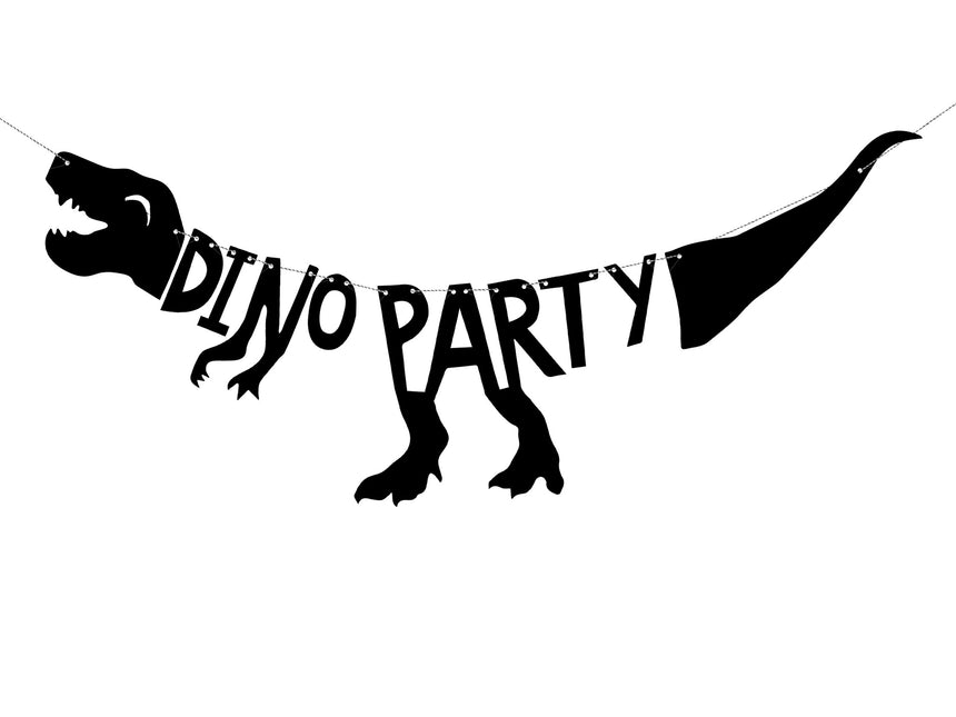 Dino Party Buchstabengirlande 90cm