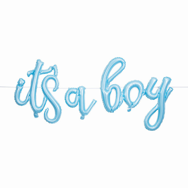 Gender Reveal Letter Garland It'S A Boy 2.4m