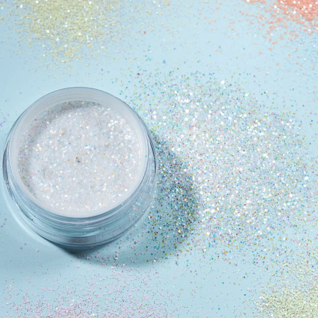 Moon Glitter Pastell Glitter Shaker Weiß 5g