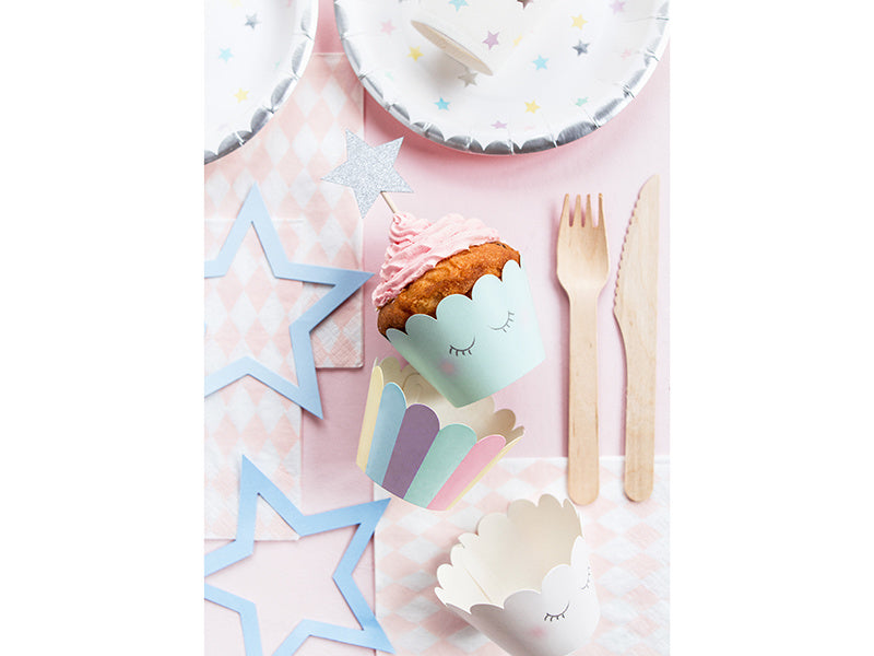 Einhorn Cupcake Förmchen 6 Stk.