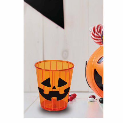 Halloween Tasse Kürbis 10cm