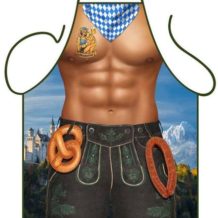 Oktberfest Küchenschürze Lederhose