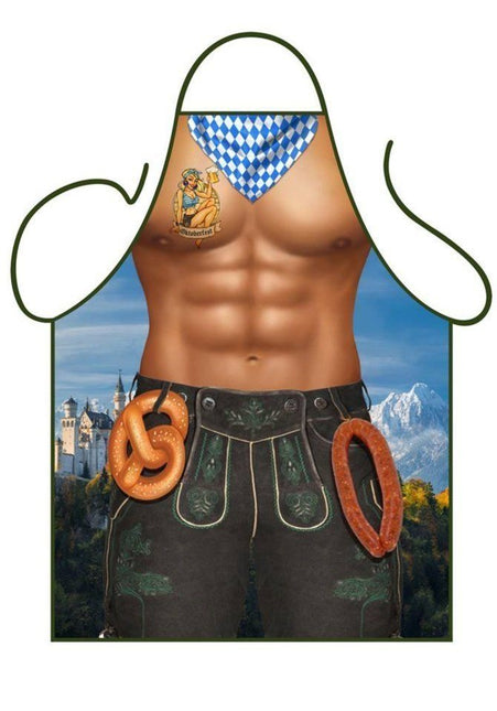 Oktberfest Küchenschürze Lederhose