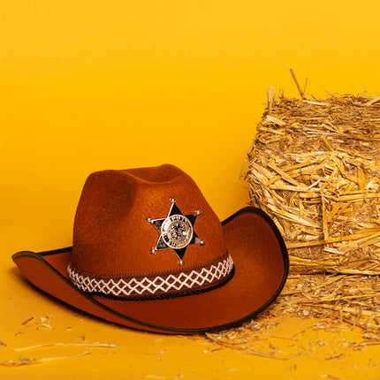 Cowboyhut Sheriff Kind