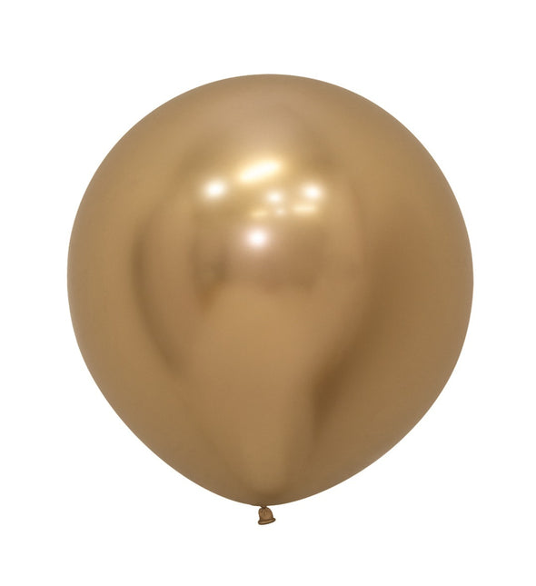 Ballons Reflex Gold 61cm 3Stück