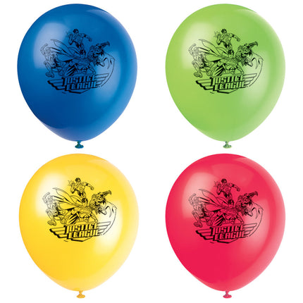 Gerechtigkeitsliga Ballons 30cm 8Stück