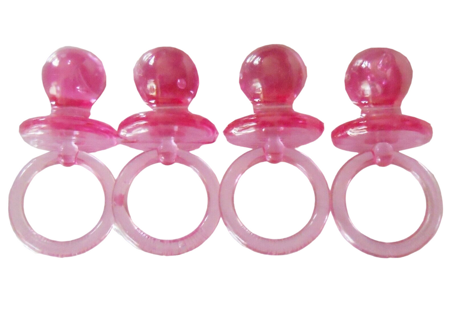 Babysauger Crystal Pink 4 Stück