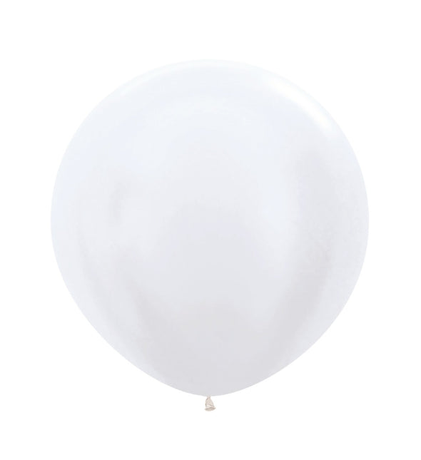 Ballons Perlweiß 61cm 10Stk