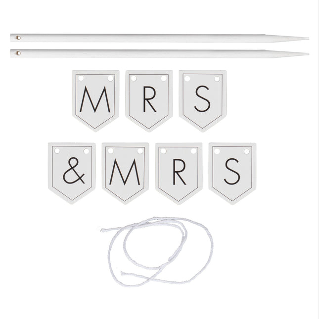 Hochzeitstortenaufleger Mr & Mrs 15cm