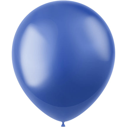 Blaue Luftballons Metallic Königsblau 33cm 10 Stück