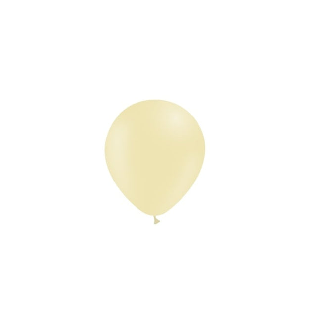 Gelbe Luftballons Pastell 14cm 100Stk