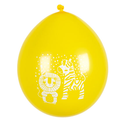 Dschungel Ballons Safari 25cm 6Stk