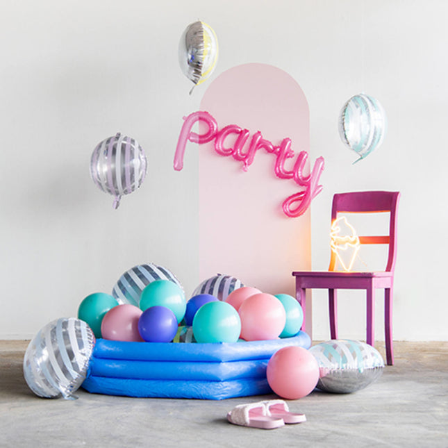 Helium Ballons Set Pool Party 5tlg.