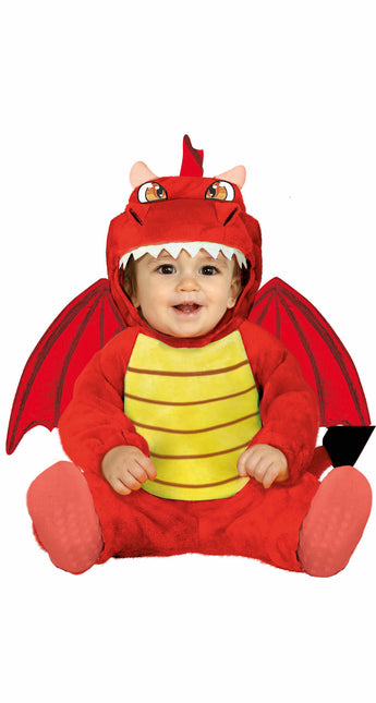 Drachen Kostüm Baby Rot