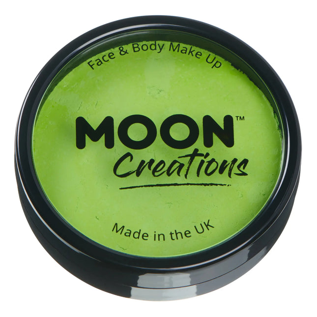 Moon Creations Pro Face Paint Kuchentöpfe Hellgrün 36g