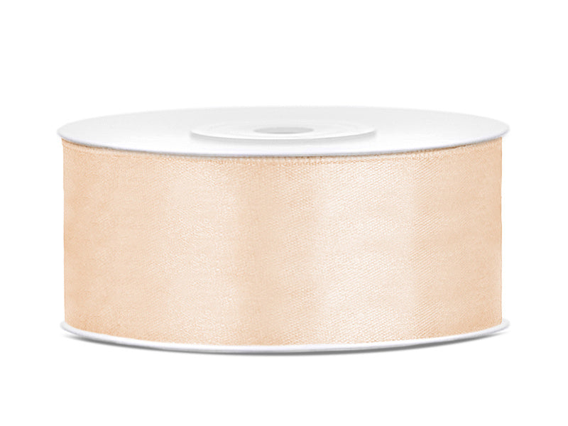 Satinband Vanillecreme 25mm 25m