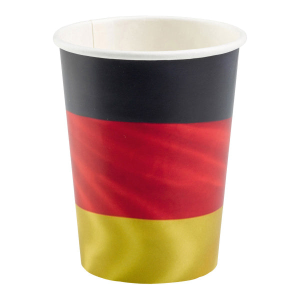 Deutschland Becher Flagge 500ml 6 Stk.