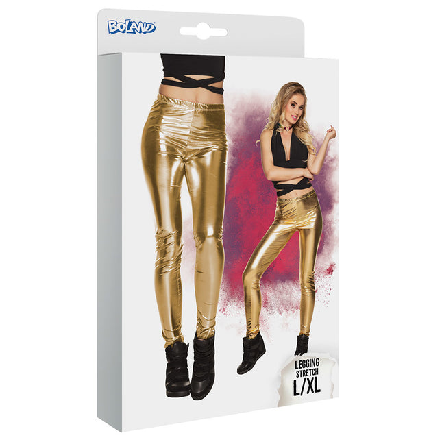 Metallic Gold Legging L-XL