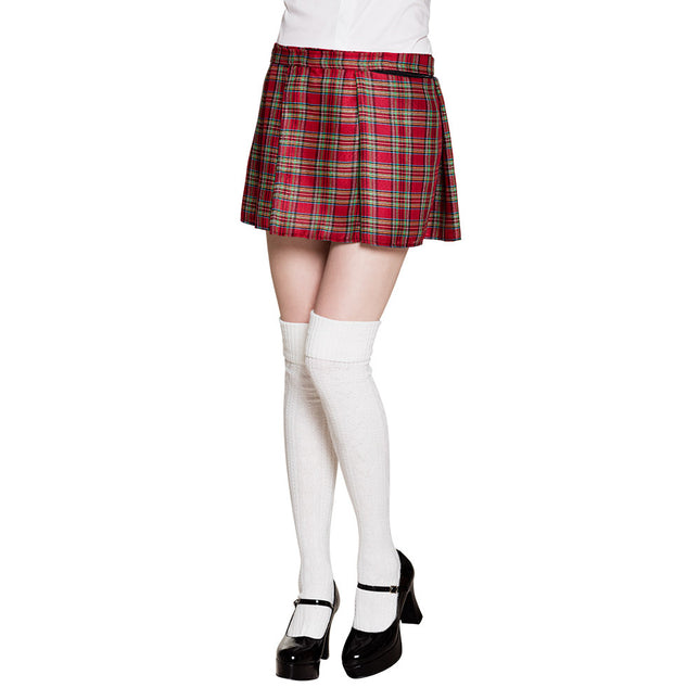 Roter schottischer Kilt