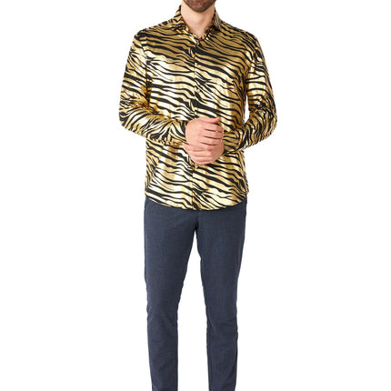 Tiger Gold Shirt Männer OppoSuits