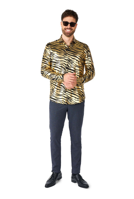 Tiger Gold Shirt Männer OppoSuits