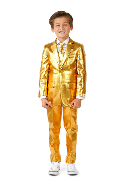 Goldanzug-Junge OppoSuits