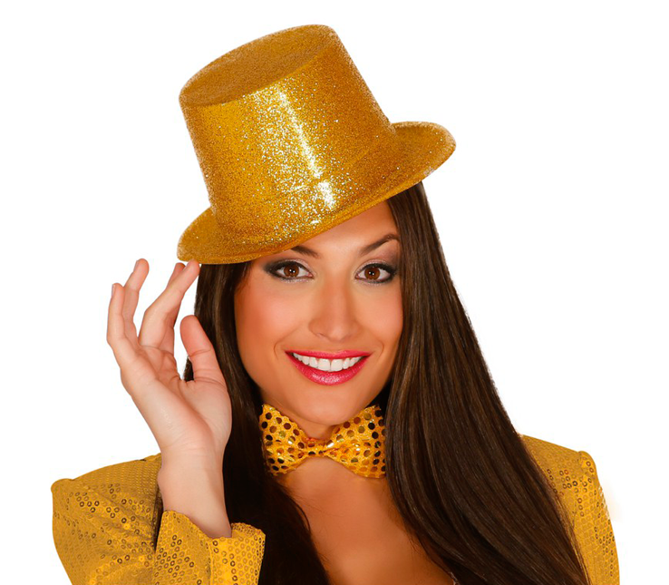 Gold High Hat Glitter