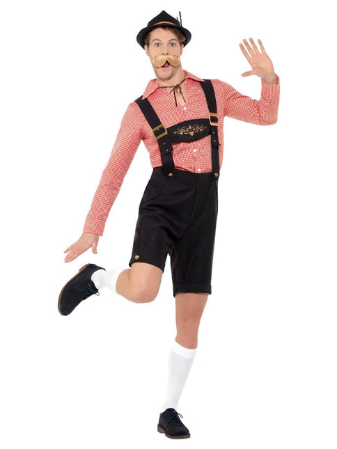 Lederhosen Set Rot