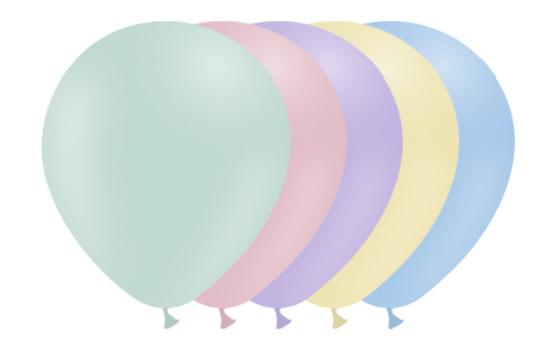 Bunte Ballons Pastell 30cm 50Stk