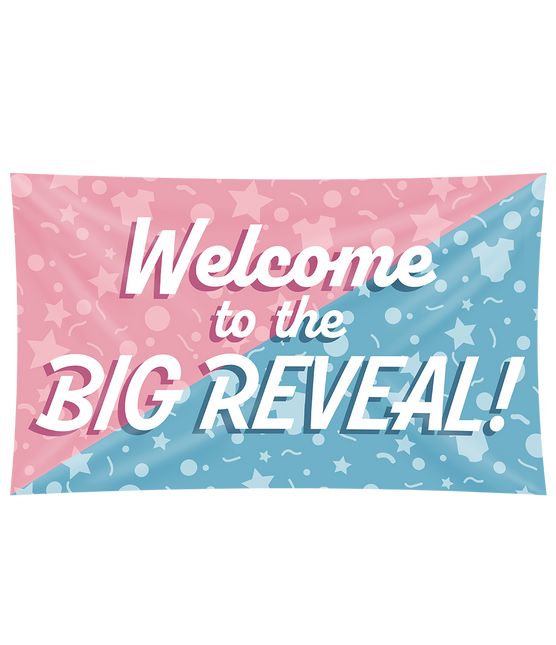 Gable flag Gender Reveal 1.5m