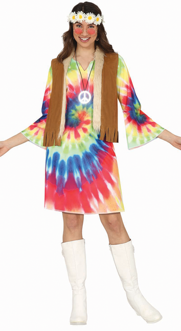 Hippie Kleid Tie Dye