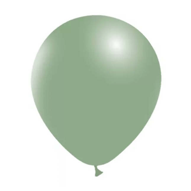 Grüne Ballons Vintage 30cm 10Stk