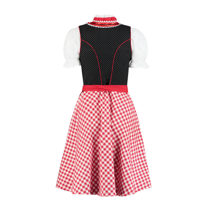 Rot Weiß Dirndl Kleid Oktoberfest Damen Kariert