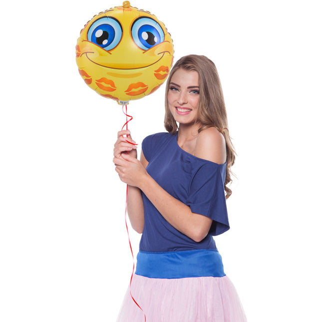 Helium Ballon Küsse 43cm leer