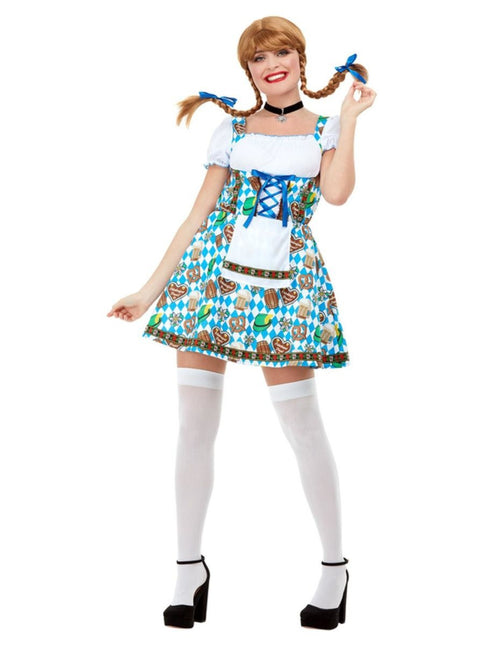 Dirndlkleid Oktoberfest Brezeln