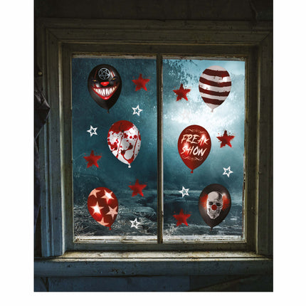Halloween Fensterdekoration Luftballons
