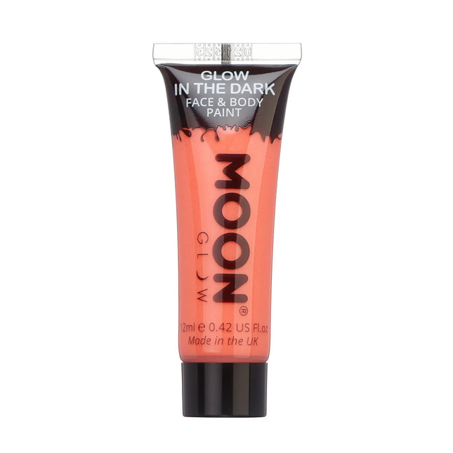 Moon Glow Glow in the Dark Face Paint Rot 12ml