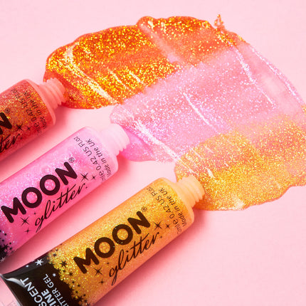 Moon Glitter Schillerndes Feines Glitzergel Rosa 12ml