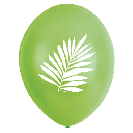 Ballons Palmblätter 27,5cm 6 Stück