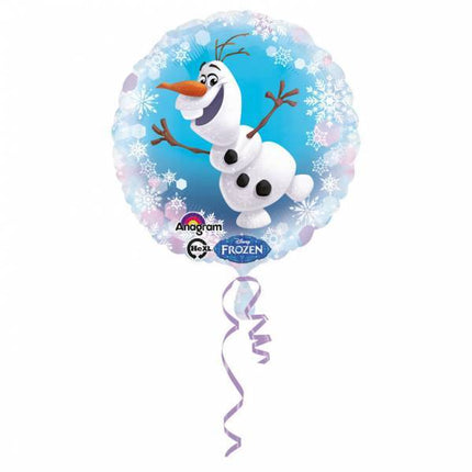 Gefrorener Heliumballon Olaf 43cm leer