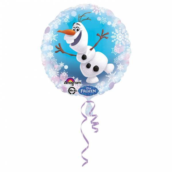 Gefrorener Heliumballon Olaf 43cm leer