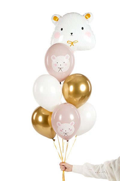 Ballons Eisbär Mix 30cm 6Stk