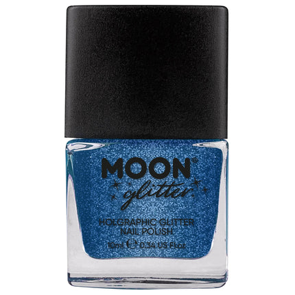 Moon Glitter Holographic Nagellack Blau 14ml